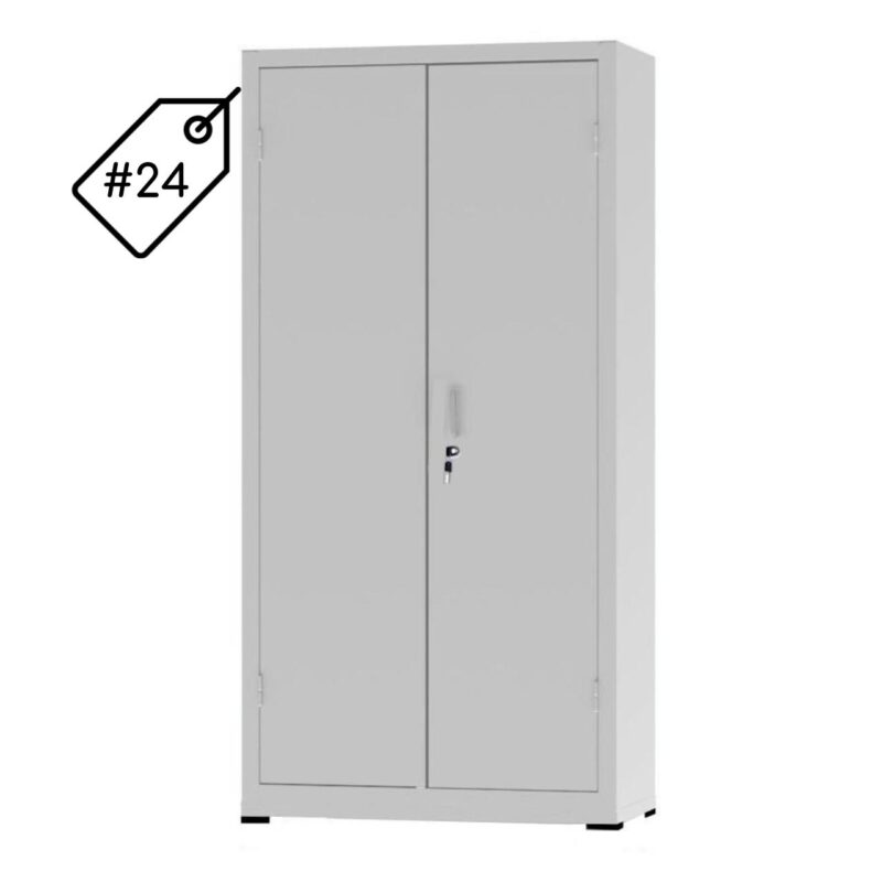 Armário de Aço PA 90 #24 1,98×0,90×0,40m – NOBRE – CZ/CZ – 12120 ROMÃO CADEIRAS