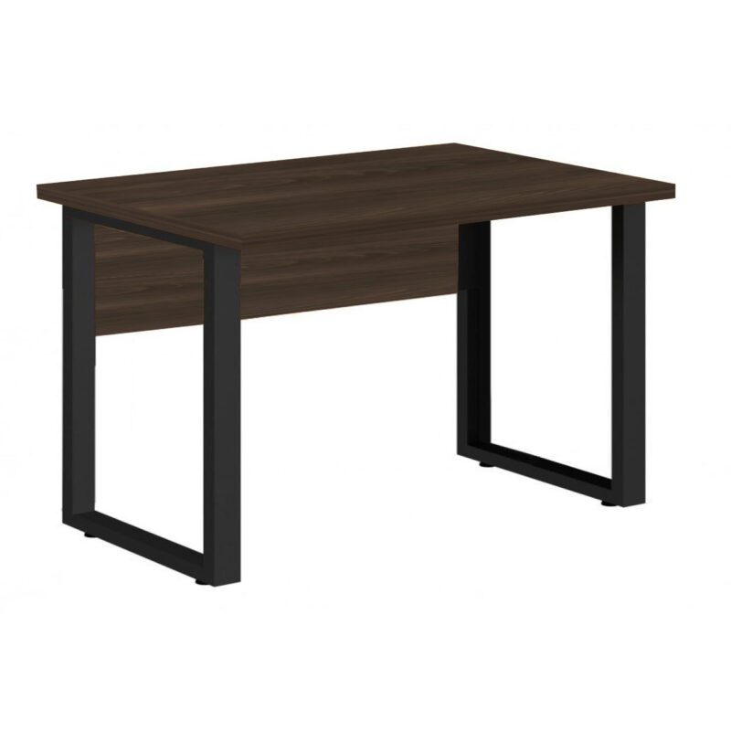 Mesa Escritório PÉ QUADRO – 1,20×0,60m – S/ Gavetas – MARSALA/PRETO – 25469 ROMÃO CADEIRAS